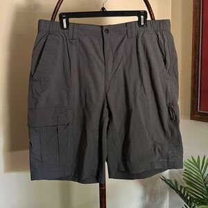 COLUMBIA Gray Mens Field Shorts